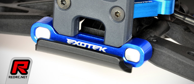 Exotek B5 alloy 3-gear motor plate & suspension parts