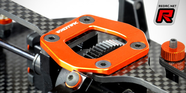 Exotek D413 aluminium chassis & shock parts