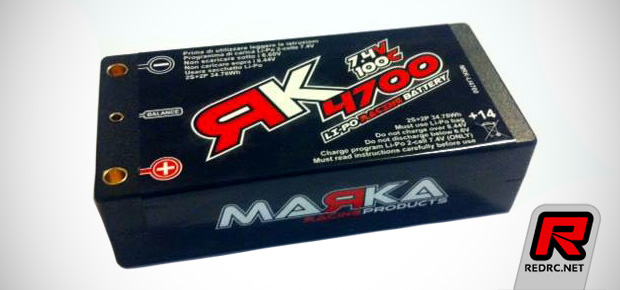 Marka Racing 4700mAh 100C shorty LiPo battery