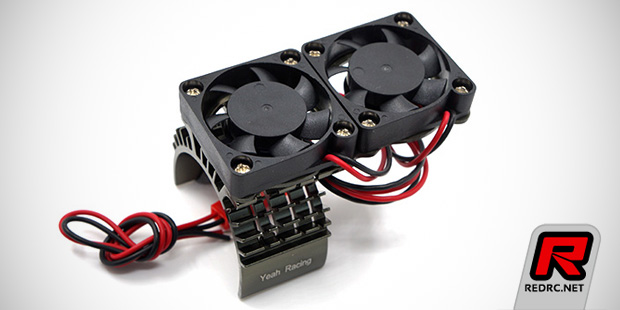 Yeah Racing single & dual fan motor heatsink sets