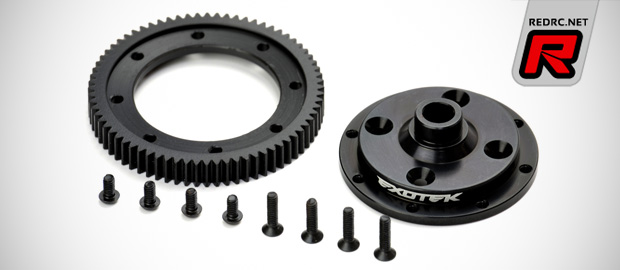 Exotek D413 steering rack, wheel hexes & spur gears