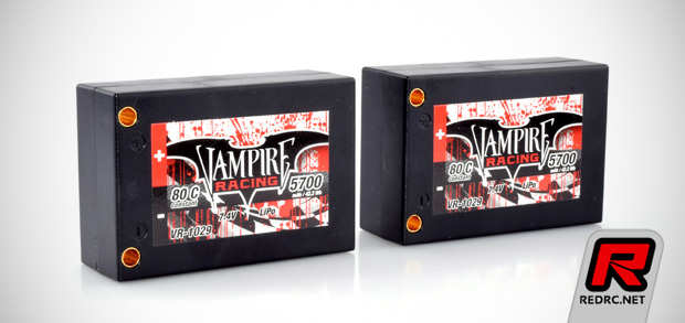 New Vampire Racing 100C & 80C LiPo battery packs