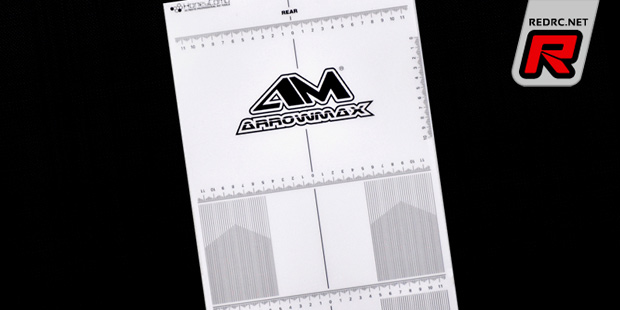 Arrowmax 1/10th & 1/8th setup board decals