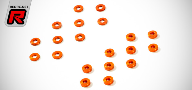 Xray 1mm & 2mm orange aluminium shims
