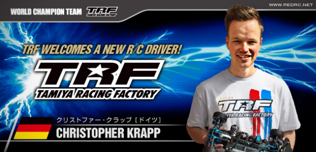 Christopher Krapp joins Tamiya/TRF Factory Team
