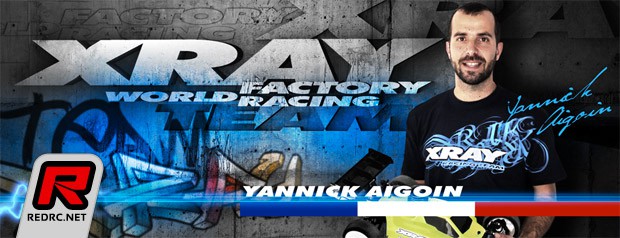 Yannick Aigoin signs for Team Xray