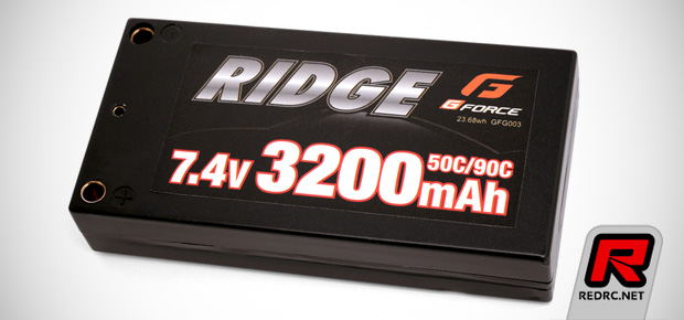 GForce Ridge shorty & low-profile shorty LiPo batteries