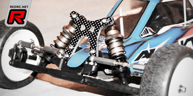 JTP RB6 front shock tower & merchandise