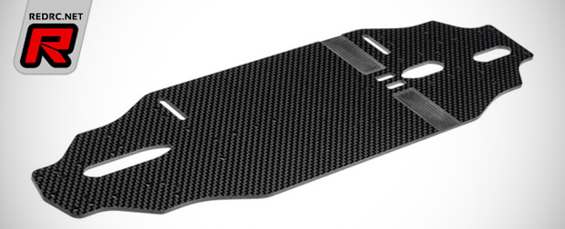 HB Pro5 2.25mm carbon fibre main chassis plate