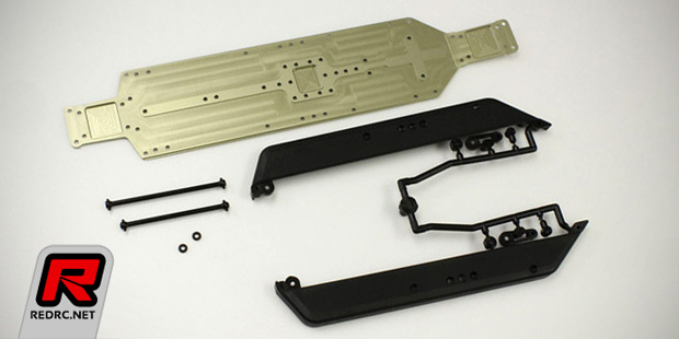 Kyosho ZX-6 aluminium HD main chassis conversion