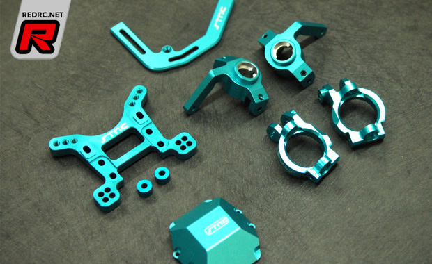 STRC Yeti blue anodised aluminium parts