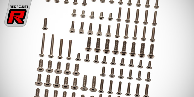 Team Associated RC8B3 FT upper titanium screw set