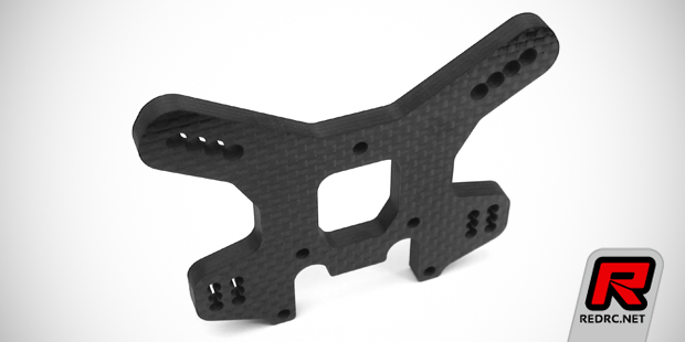 Tekno carbon fibre shock towers & wheel wrench