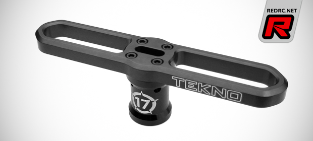 Tekno carbon fibre shock towers & wheel wrench