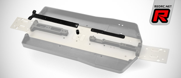 Xray XB4 graphite chassis braces-1