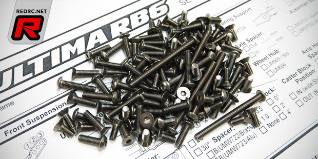Hiro Seiko RB6 & ZX6 titanium hex screw sets