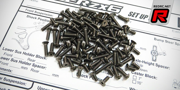 Hiro Seiko RB6 & ZX6 titanium hex screw sets