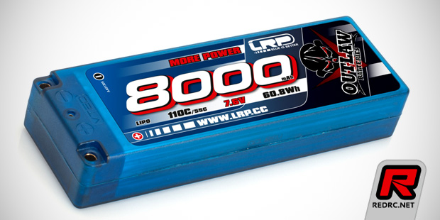 LRP 8000mAh & 4900mAh Outlaw hardcase LiPo packs