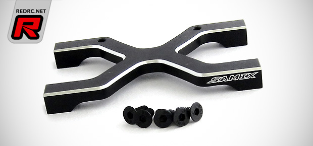 Samix SCX-10 aluminium rear chassis H brace