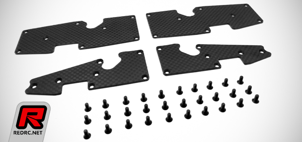 T-Works S350T graphite A-arm stiffeners