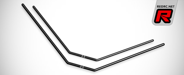 Additional Xray XB8 front & anti roll bar sizes