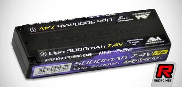 Arrowmax 5000mAh 110C/55C 2S LiPo battery pack