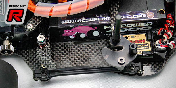 Mon-Tech Racing X1 LiPo Stop battery mount