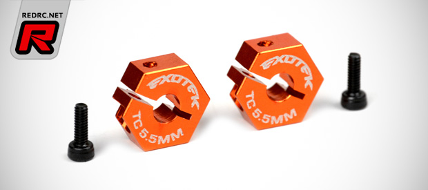 Exotek Sport 3 orange anodised alloy option parts