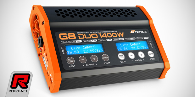 GForce G8 Duo 1400W dual output charger