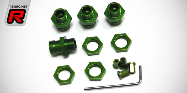 STRC Wraith 17mm hex adapter set & alloy hardware