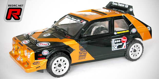 The Rally Legends Lancia Delta Esso Grifone bodies