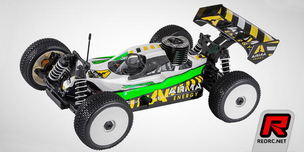 JQRacing ARMA Energy branded 1/8th RTR buggies