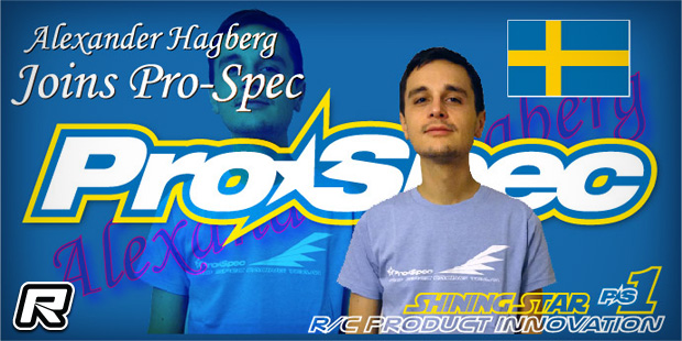 Alexander Hagberg teams up with Pro-Spec