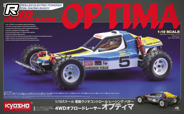 Kyosho Optima 4WD buggy re-release