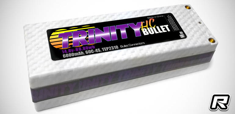 Trinity While Carbon 4S 6000mAh LiPo battery pack