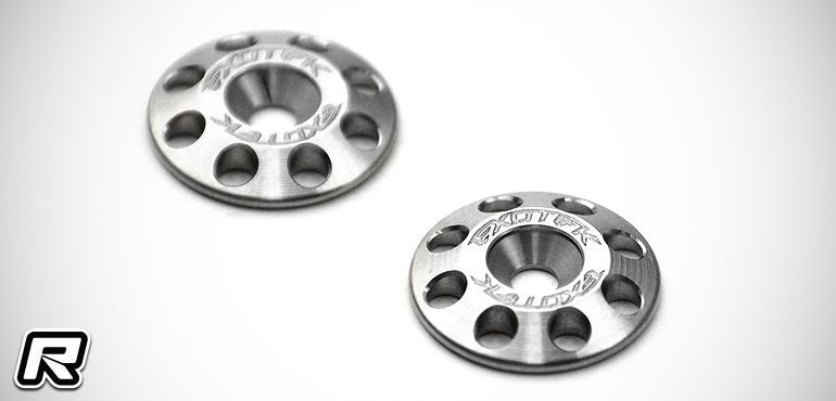 Exotek 1/8th & 1/10th titanium wing buttons