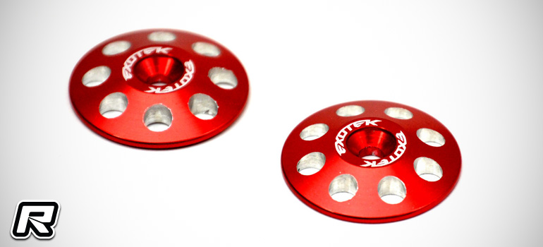 Exotek 1/8 XL aluminium wing buttons