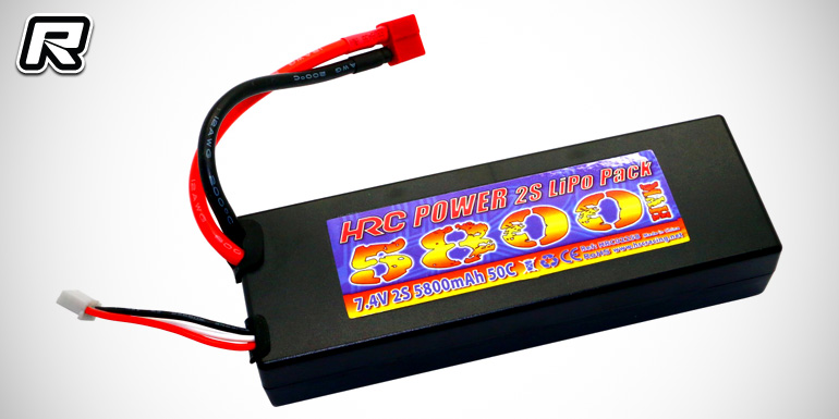 HRC Racing pre-wired hardcase LiPo battery packs