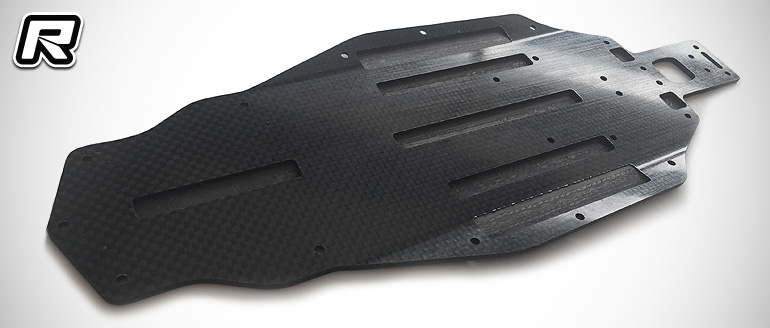 H-Speed B5M moulded carbon fibre main chassis plate