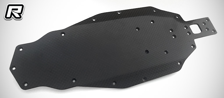 H-Speed B5M moulded carbon fibre main chassis plate