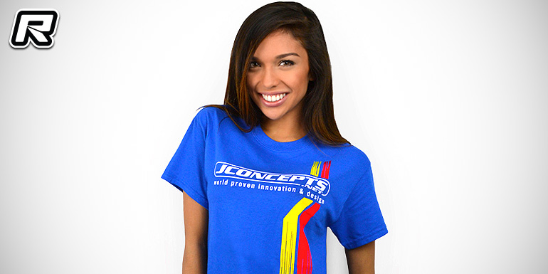 JConcepts red/yellow racing stripes T-shirts