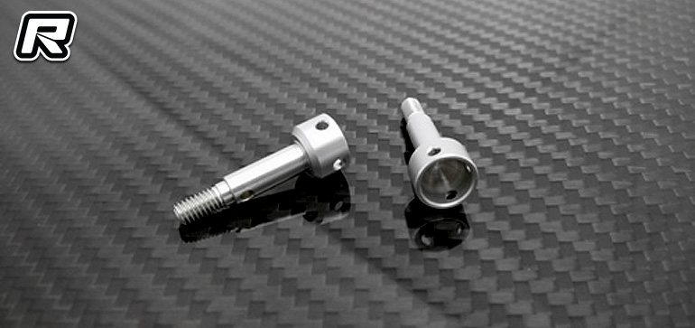 RC-Mission T4 & BD7 aluminium rear wheel axle shafts