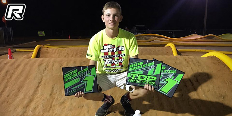 Griffin Hanna doubles at Spring Sting
