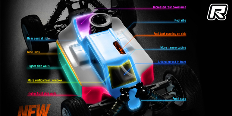Xray introduce new XB8'16 nitro off-road buggy