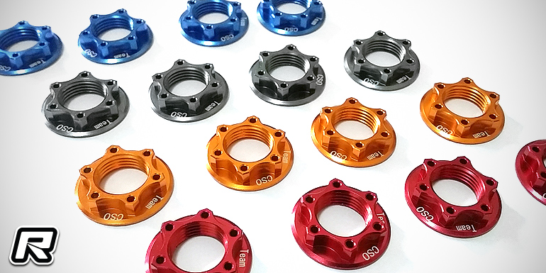 CSO 1/8th aluminium wheel nuts & hex hubs