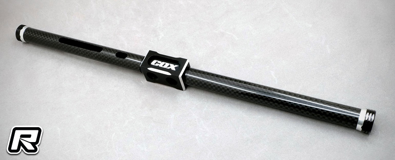 Cox carbon tweak rod with bulkhead alignment block