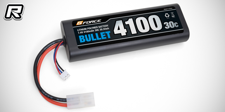 GForce Bullet oval diameter LiPo battery packs