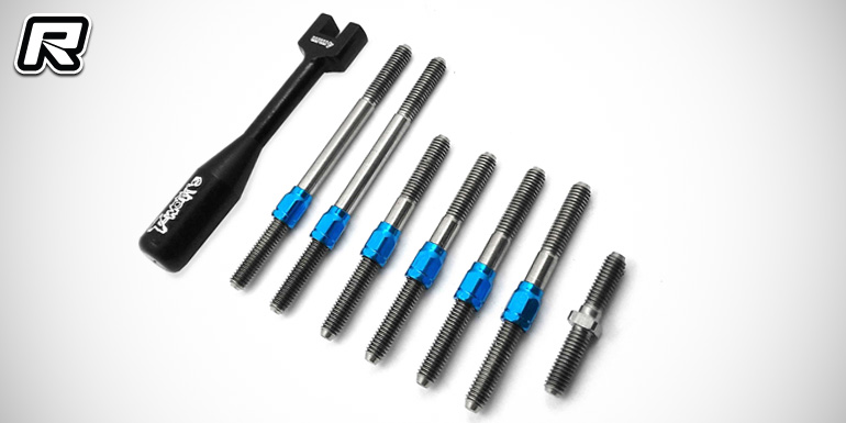 T-Works TC7 hybrid & standard titanium turnbuckle sets