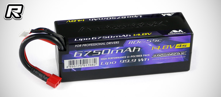 Arrowmax 6750mAh 4S hardcase LiPo battery pack