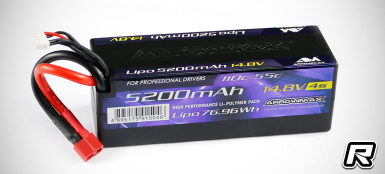 Arrowmax 14.8V 4S 5200mAh LiPo battery pack